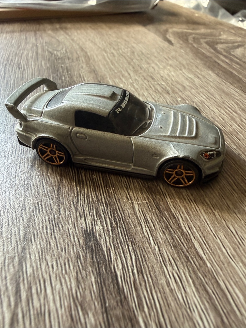 Mattel 2010 hot wheels Honda S2000 silver  R. Asada toy Die-Cast Racer car